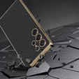 Huse pentru Samsung Galaxy S25 Ultra, GKK Leather, carbon negru