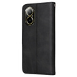 Cu clapetă pentru Realme C67, Leather Wallet, negru
