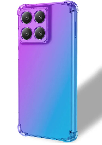 Husa pentru Motorola Edge 60 / 60 Fusion, Gradient Dropproof, Violet / albastru