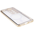 Carcasa Magnetic Dual Glass MagSafe pentru Samsung Galaxy S21 Ultra, de aur