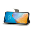 Cu clapetă pentru Huawei P40, Wallet, butterfly, roz