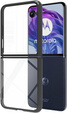 Huse pentru Motorola Razr 50 Ultra, Fusion Hybrid, transparent / negru