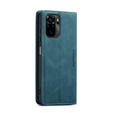 Husa CASEME pentru Xiaomi Redmi Note 10 / 10S, Leather Wallet Case, verde