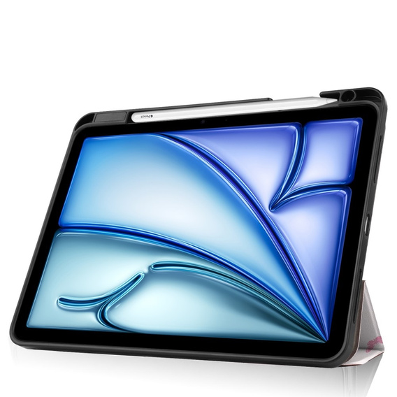 Husă pentru Apple iPad Air 11" 6 gen. 2024 (A2902, Smartcase, girl