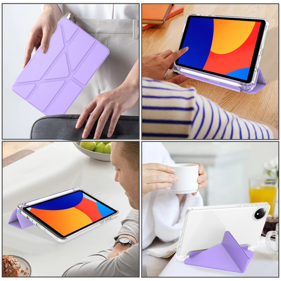 Husă pentru Xiaomi Redmi Pad SE 8.7", Origami, violet