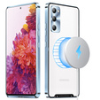Carcasă de protecție pentru camera foto pentru Samsung Galaxy S20 FE, CamShield MagSafe, transparent / albastru