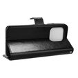 Cu clapetă pentru Motorola Edge 50 Ultra, Crazy Horse Wallet, negru