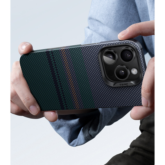 Husă BENKS Kevlar Magnetic Armor Air Aurora 600D SA66 pentru MagSafe pentru iPhone 16 Pro Max