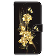 Cu clapetă pentru Infinix Hot 40i, Wallet, Butterfly rose