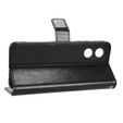 Cu clapetă pentru Oppo A17, Crazy Horse Wallet, negru