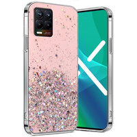 Huse pentru Realme 8 / 8 Pro, Glittery, roz