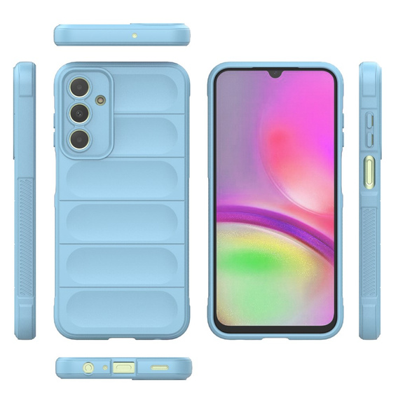 Huse pentru Samsung Galaxy A25 5G, Gaming Shockproof, albastru + sticlă 9H