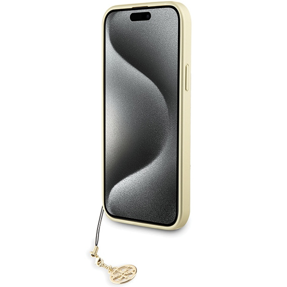 Husă Guess 4G Charms cu breloc pentru iPhone 15 Pro