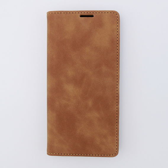 Husă pentru Xiaomi 13 lite, ERBORD Vintage, portofel cu clapetă, maro