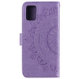Cu clapetă pentru Oppo Reno6 5G, Mandala, violet