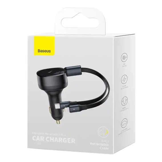 Baseus Enjoyment 30W încărcător auto pentru smartphone-uri, tablete și alte dispozitive mobile