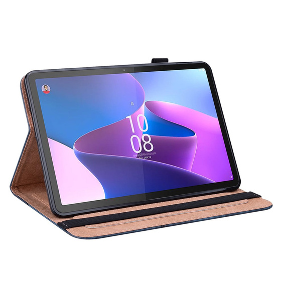 Husă pentru Lenovo Tab P11 Gen 2 TB350FU TB350XU 11.5", Classic, cu spațiu pentru stylus, albastru închis