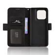 Cu clapetă pentru Motorola Edge 60 / 60 Fusion, Card Slot, negru