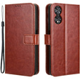Cu clapetă pentru TCL 40 NxtPaper, Crazy Horse Wallet, maro