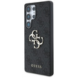 GUESS Huse pentru Samsung Galaxy S25 Ultra, 4G Big Metal Logo, negru