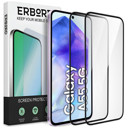 2x sticlă ceramică ERBORD Hybrid Glass pentru Samsung Galaxy A55 5G