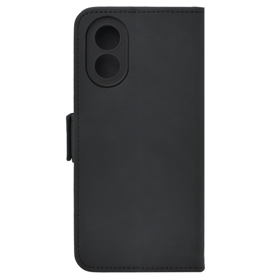 Cu clapetă pentru Oppo A38 4G / Oppo A18 4G, Card Slot, negru