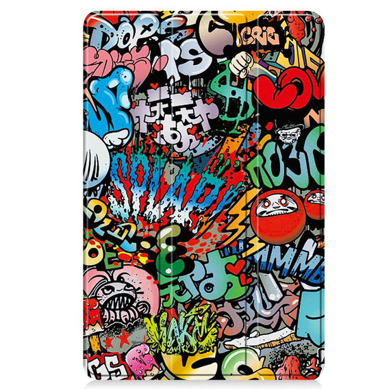 Husă pentru Xiaomi Redmi Pad Pro / Xiaomi Poco Pad, Smartcase, graffiti