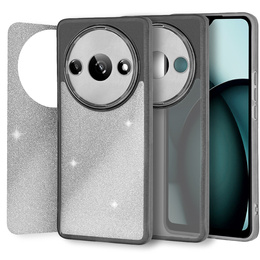 Huse pentru Xiaomi Redmi A3, Glittery Powder, negru