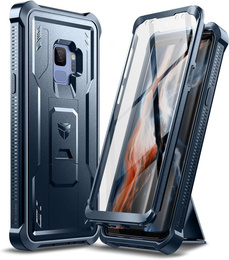 Husă blindată pentru Samsung Galaxy S9, Dexnor Full Body, albastru
