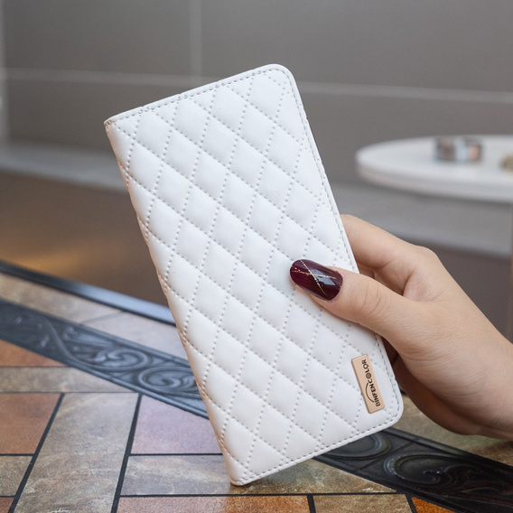 Cu clapetă pentru Samsung Galaxy A54 5G, Wallet, BINFEN COLOR, alb