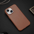 Huse pentru iPhone 14, Dux Ducis Max Naples, maro