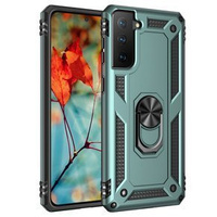 Husă blindată pentru Samsung Galaxy S21, Nox Case Ring, verde