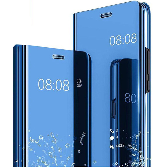 Huse pentru Realme C21, Clear View, albastru