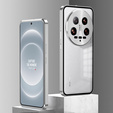 Husa pentru Xiaomi 14 Ultra, Magnetic Dual Glass, de argint
