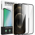 2x sticlă ceramică ERBORD Hybrid Glass pentru iPhone 12 / 12 Pro