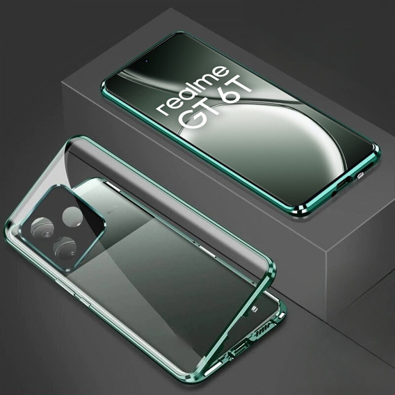 Carcasă pentru Realme GT 6 / 6T, Frame Case, verde
