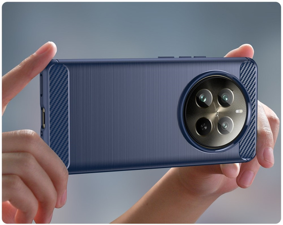 Huse pentru Realme 12 Pro 5G / 12 Pro+ 5G, Carbon, albastru