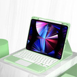 Carcasă + tastatură iPad Air 10.9 4 2020 / 5 2022, Touchpad, verde
