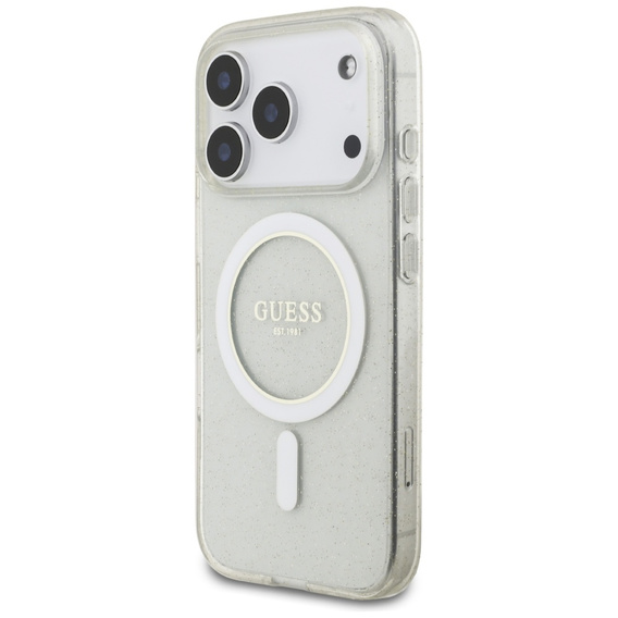 Husă IML Glitter Pearl Strap MagSafe pentru iPhone 17 Pro Max