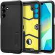Carcasa Spigen pentru Samsung Galaxy A36 5G, Tough Armor Mag MagSafe, negru + 9H Tempered Glass