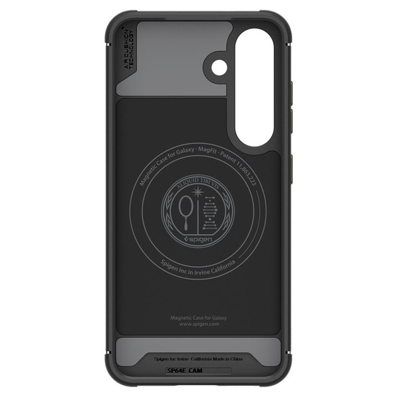 Carcasa Spigen pentru Samsung Galaxy S25+ Plus, Core Armor MagSafe, negru + 9H Tempered Glass