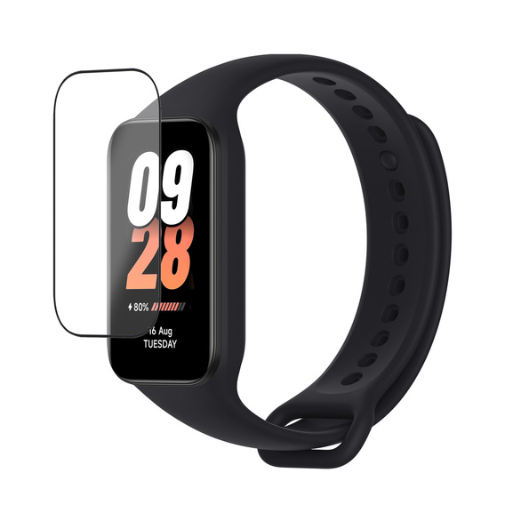 2x ERBORD Hybrid Glass pentru Xiaomi Smart Mi Band 8 Active
