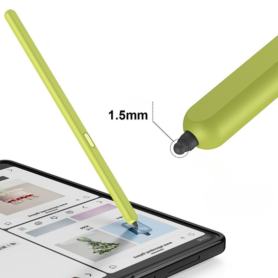 Stylus Touch Screen Pen pentru Samsung Galaxy Z Fold5 5G / Z Fold6 5G, galben