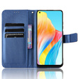 Husă flip pentru Oppo A58 4G, Smart Magnet, albastru