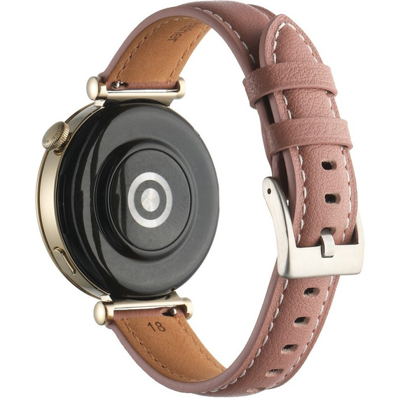 Curea din piele naturală pentru ceasuri cu lățime de prindere de 18 mm