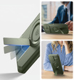 Carcasă blindată pentru iPhone 16, Dexnor CamProtect MagSafe, verde