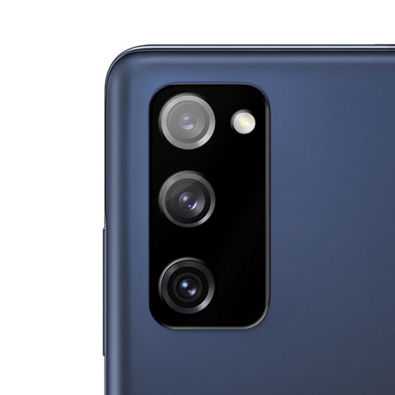 2x ERBORD sticlă călită ERBORD pentru camera pentru Samsung Galaxy S20 FE/ S20 FE 5G, negru
