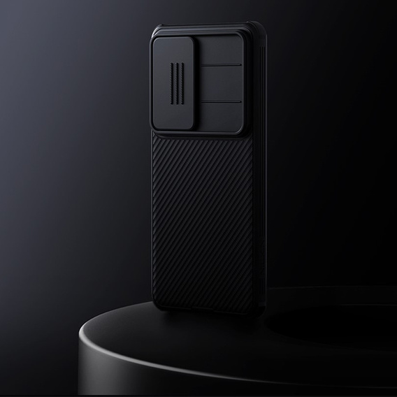 Husă NILLKIN Camshield Pro cu capac pentru cameră pentru Samsung Galaxy S26, negru