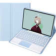 Carcasă + tastatură Samsung Galaxy Tab S6 Lite 2020 P610/P615 / S6 Lite 2022 10.4, Touchpad Pen Slot, albastru