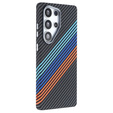 Carcasa pentru Samsung Galaxy S25 Ultra, Carbon Fiber MagSafe, albastru închis